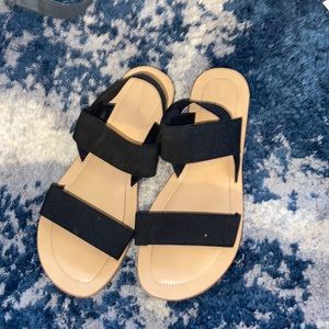 Sandals with ankle strap